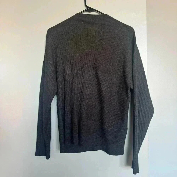 Modern Citizen Ribbed Sweater Dark Gray  Size XS - Picture 1 of 3